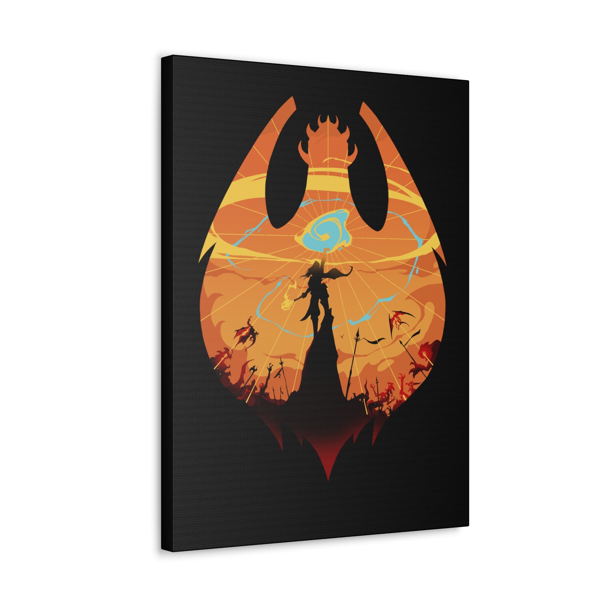 CLERIC CLASS SILHOUETTE CANVAS GALLERY WRAPS