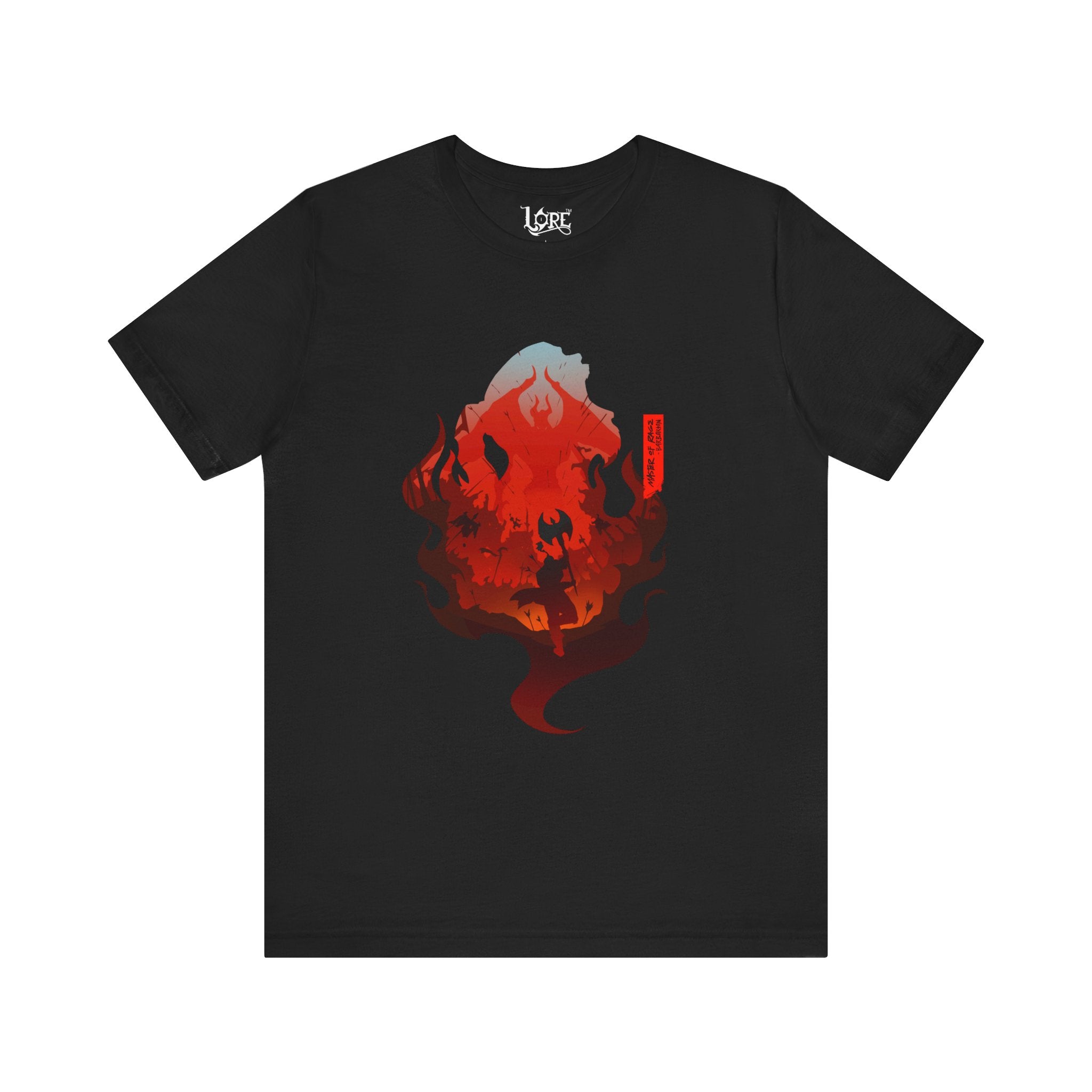 BARBARIAN CLASS SILHOUETTE T-SHIRT - RED BANNER EDITION