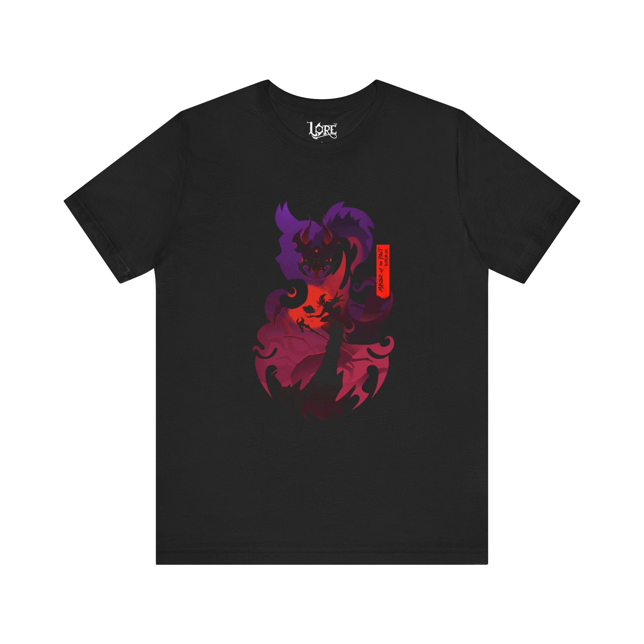 WARLOCK CLASS SILHOUETTE T-SHIRT - RED BANNER EDITION