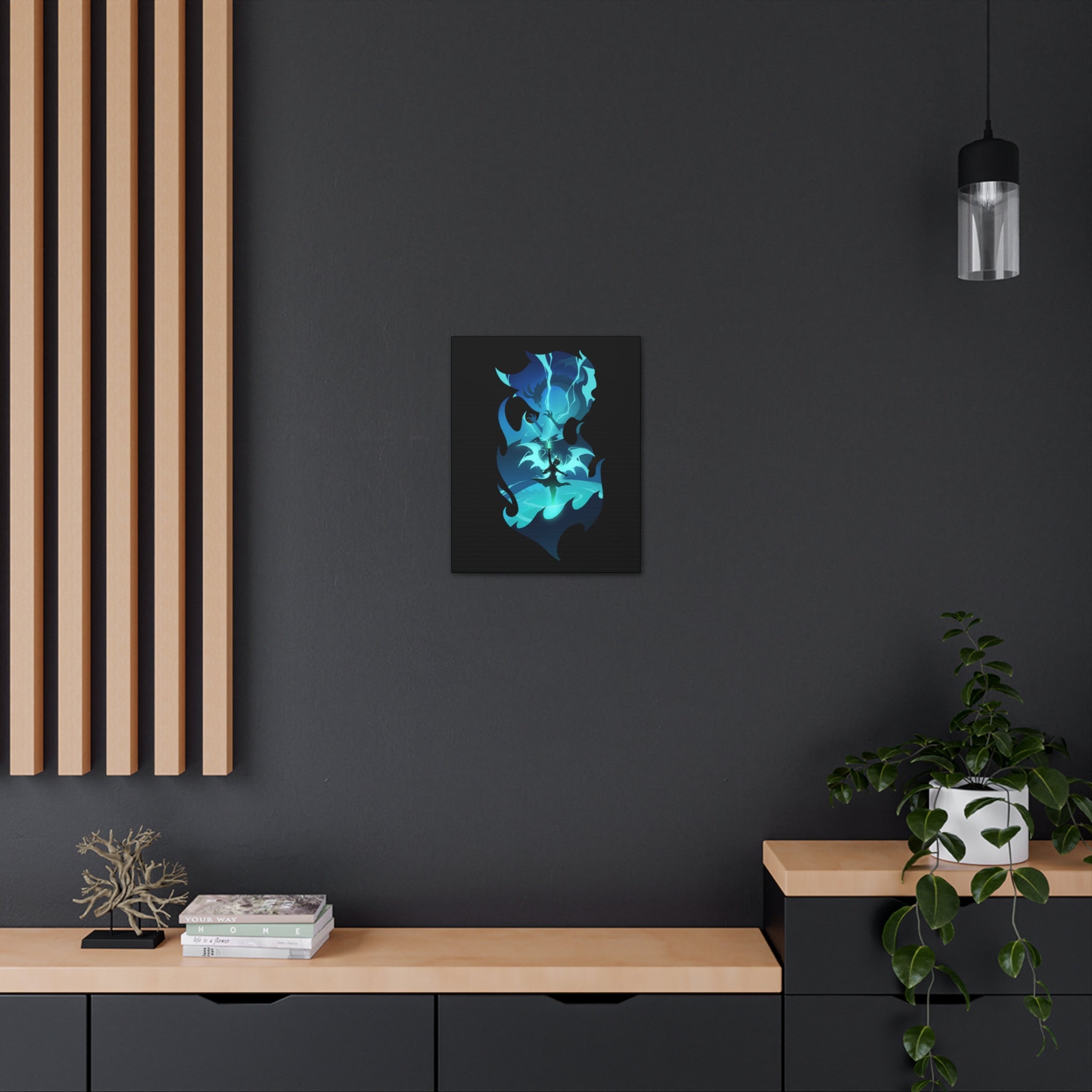 SORCERER CLASS SILHOUETTE CANVAS GALLERY WRAPS