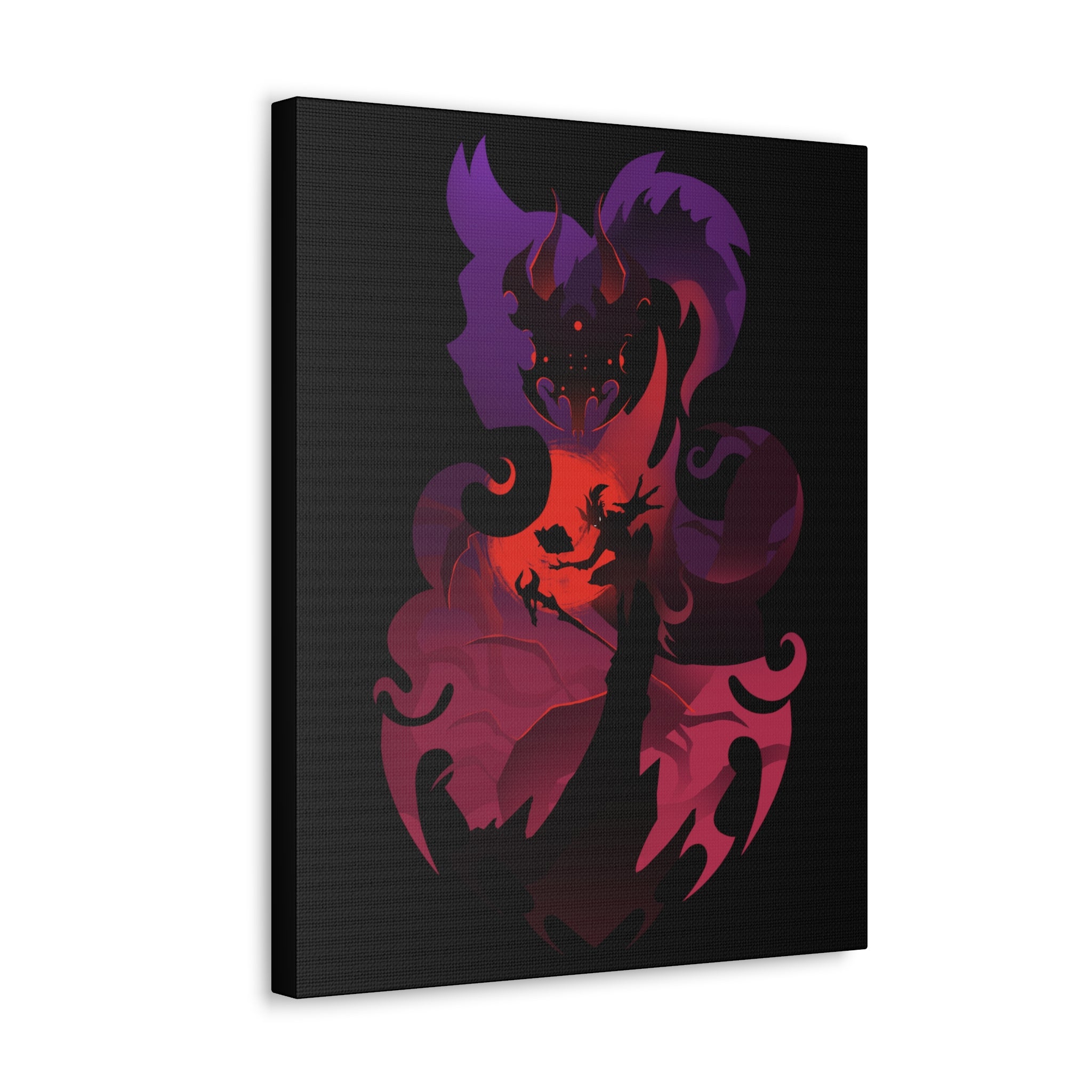 WARLOCK CLASS SILHOUETTE CANVAS GALLERY WRAPS