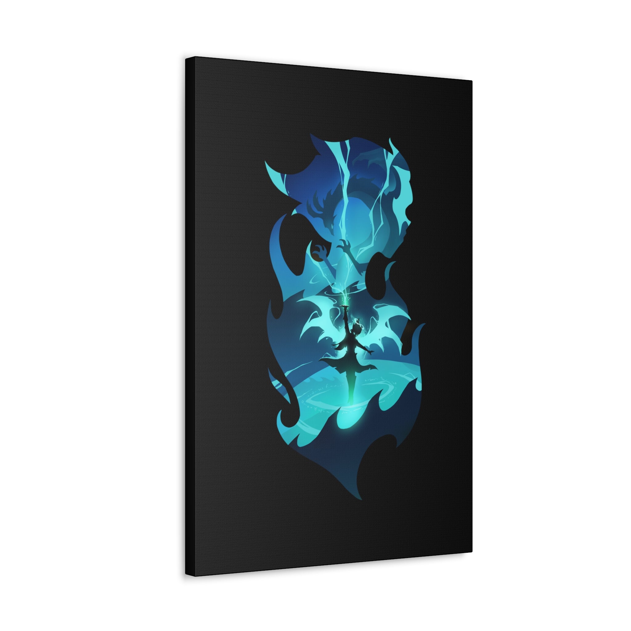 SORCERER CLASS SILHOUETTE CANVAS GALLERY WRAPS