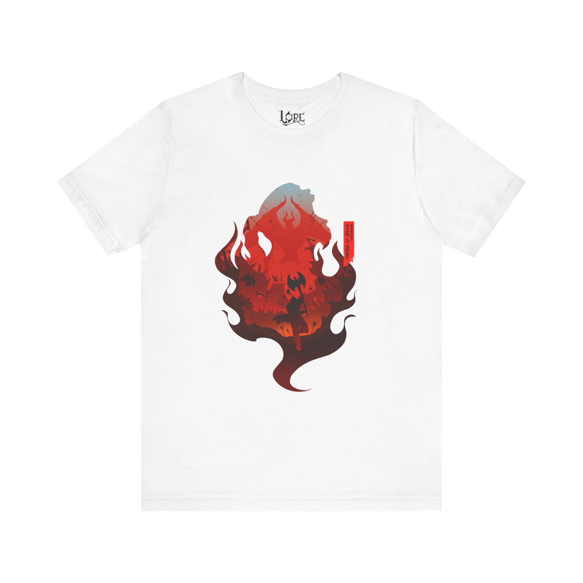 BARBARIAN CLASS SILHOUETTE T-SHIRT - RED BANNER EDITION