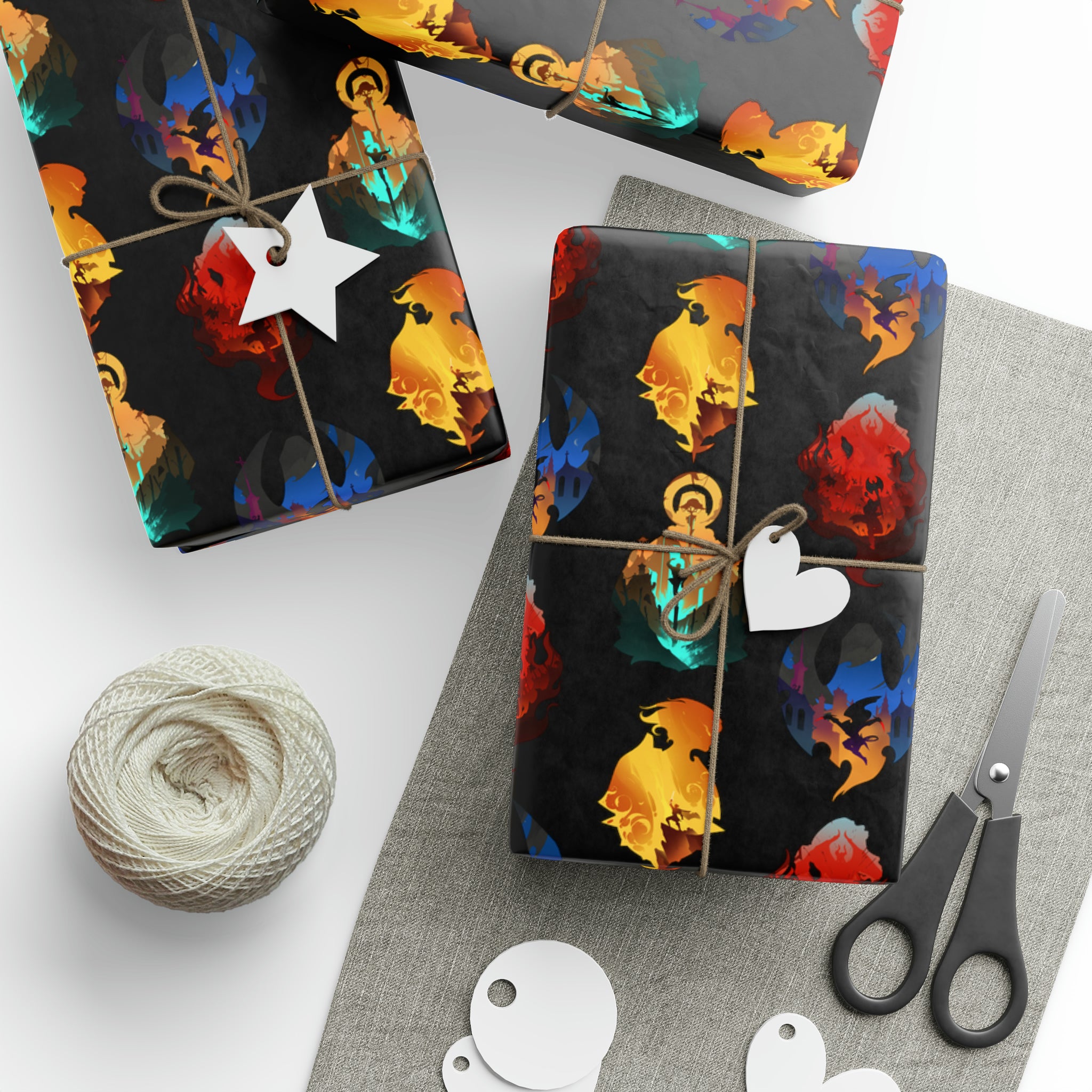 MELEE CLASS SILHOUETTE WRAPPING PAPER