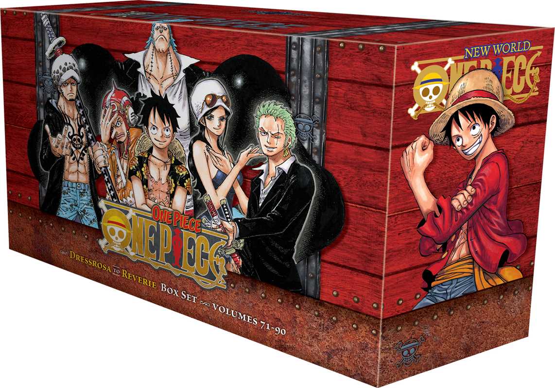 One Piece Box Set 4: Dressrosa to Reverie by Eiichiro  Oda: Paperback; 4328 pages / English