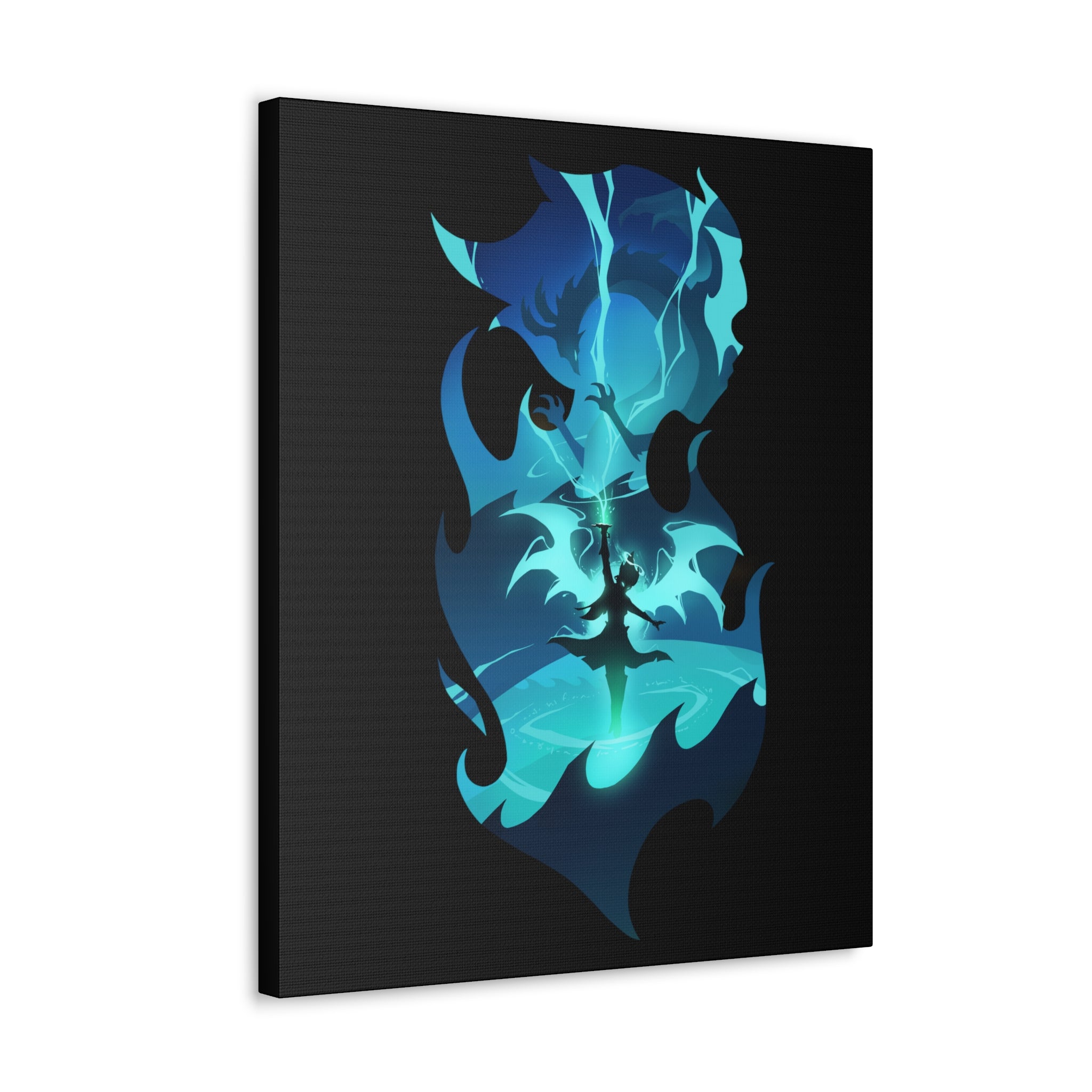 SORCERER CLASS SILHOUETTE CANVAS GALLERY WRAPS