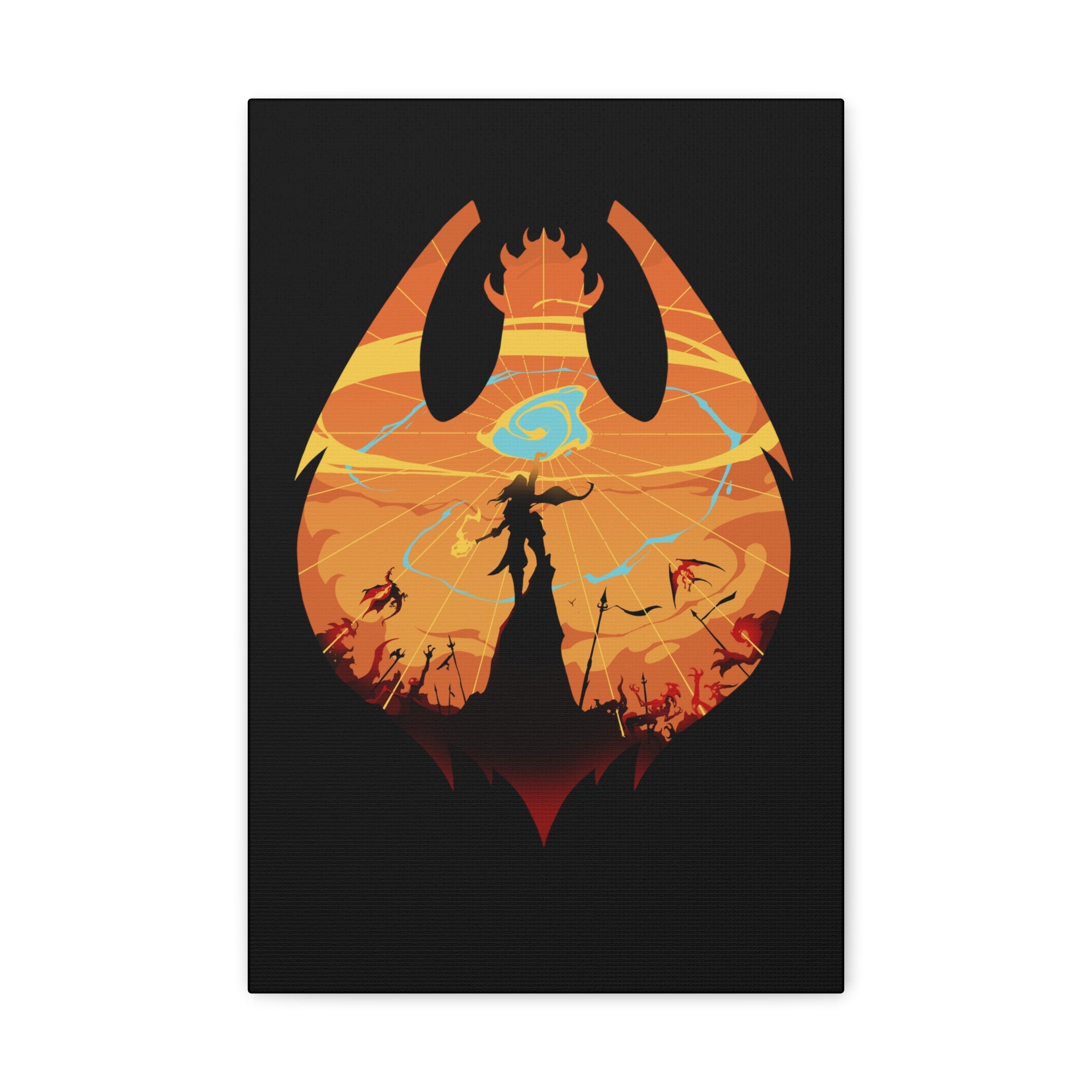 CLERIC CLASS SILHOUETTE CANVAS GALLERY WRAPS