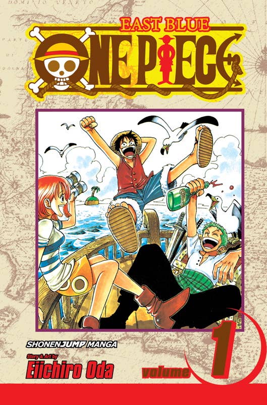 One Piece, Vol. 1 by Eiichiro  Oda: Paperback; 216 pages / English