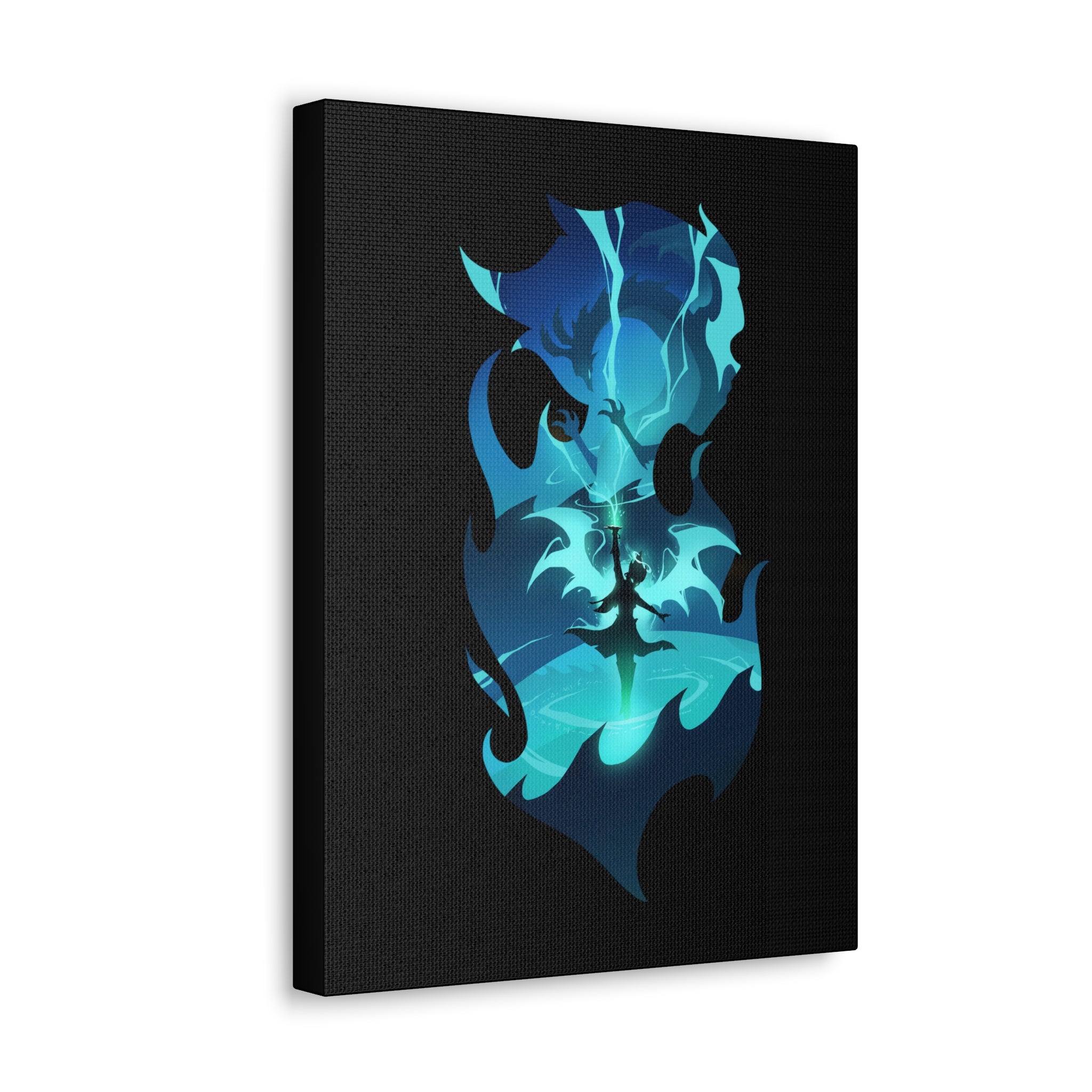 SORCERER CLASS SILHOUETTE CANVAS GALLERY WRAPS