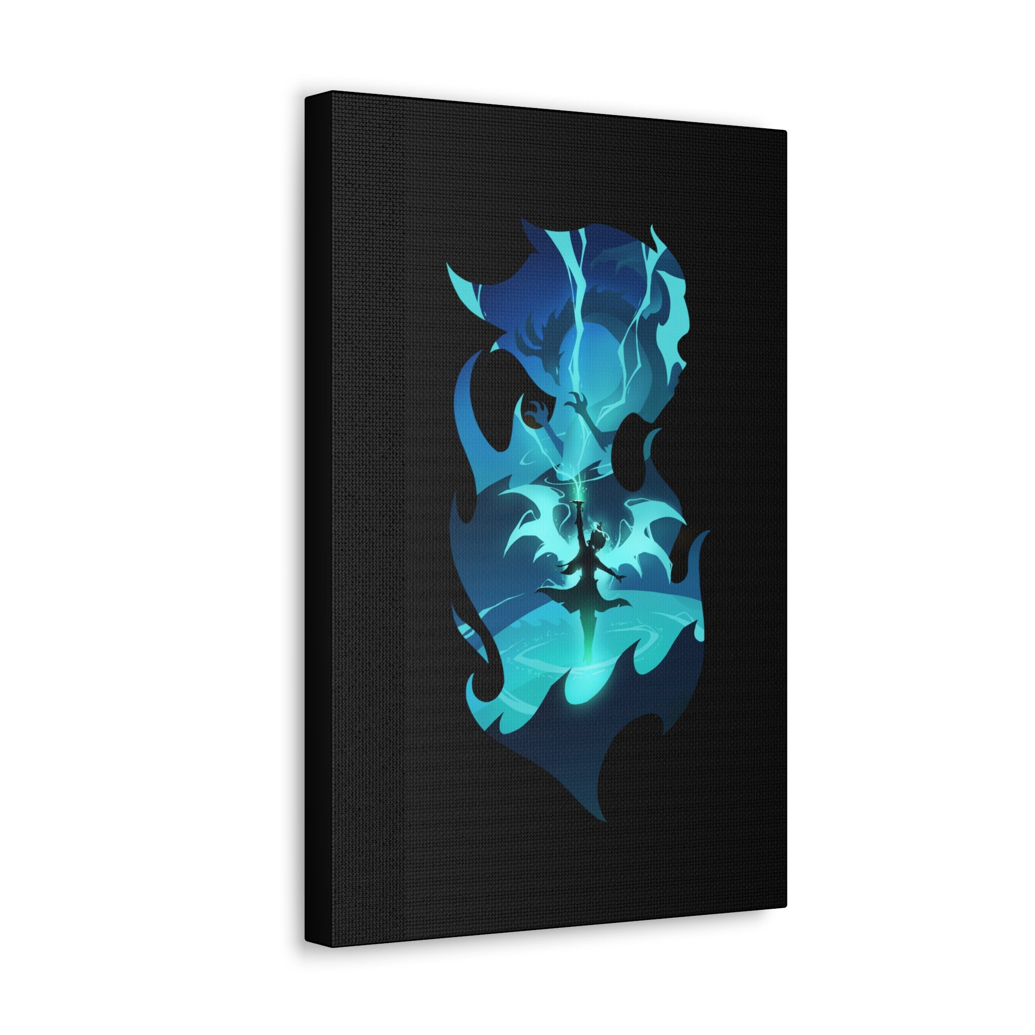 SORCERER CLASS SILHOUETTE CANVAS GALLERY WRAPS