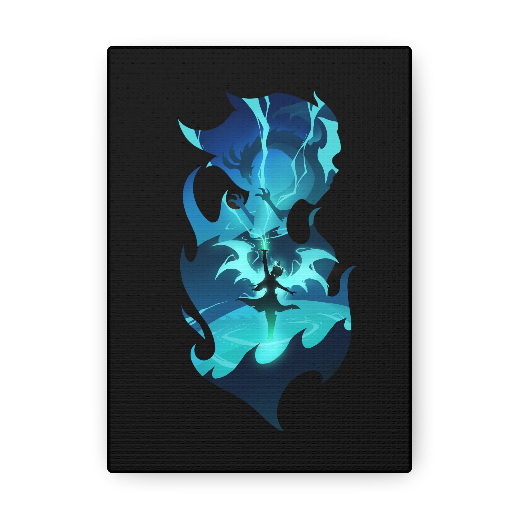 SORCERER CLASS SILHOUETTE CANVAS GALLERY WRAPS