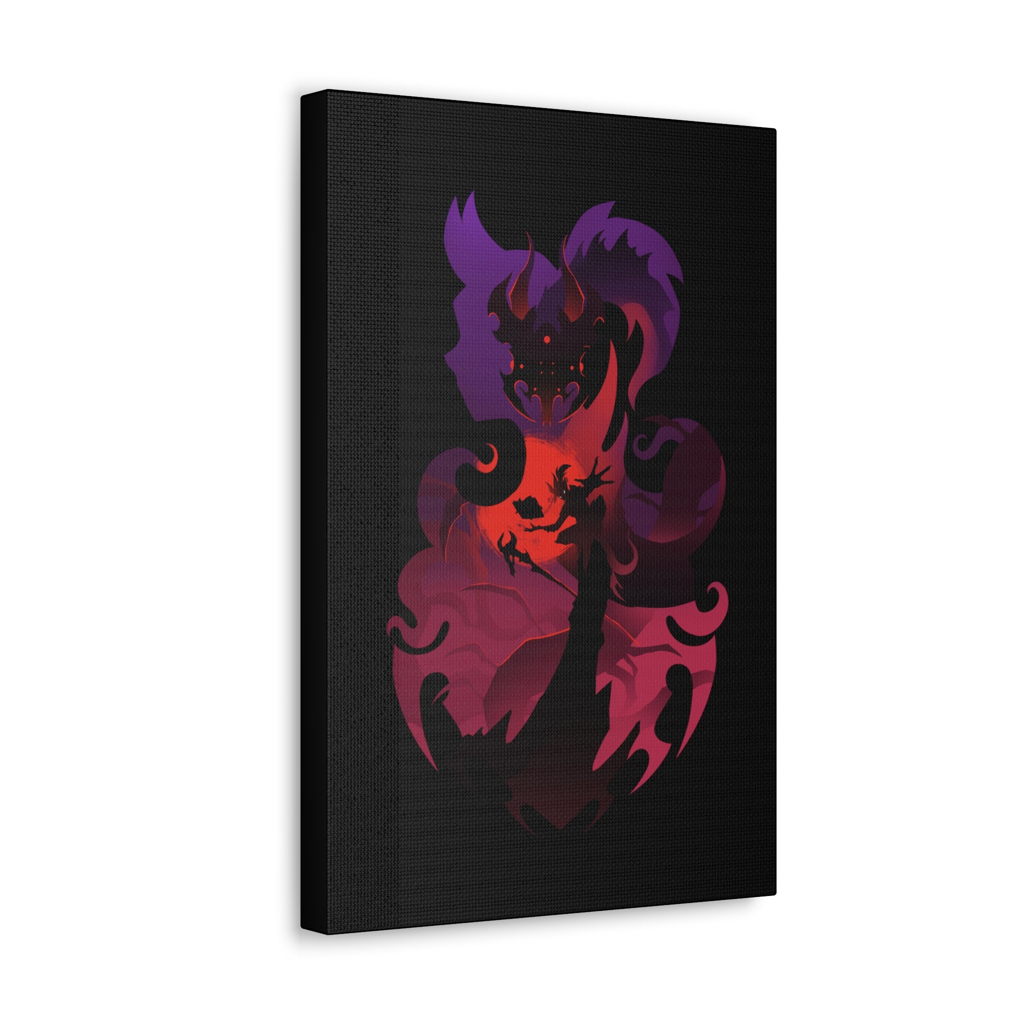 WARLOCK CLASS SILHOUETTE CANVAS GALLERY WRAPS