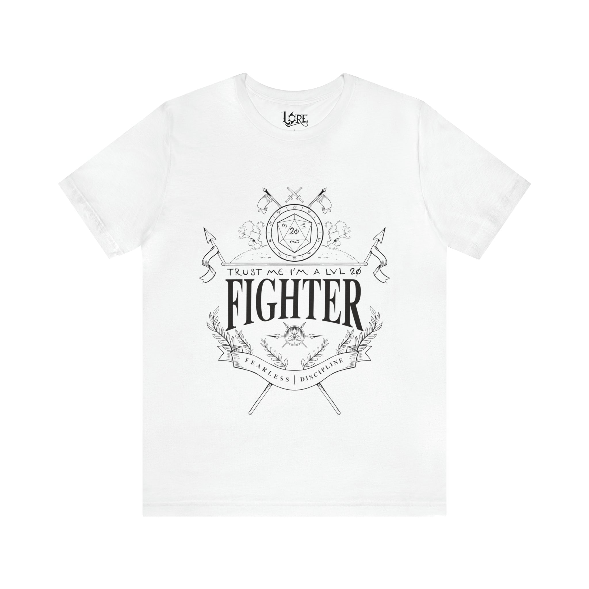 TRUST ME I'M A LEVEL 20 FIGHTER T-SHIRT