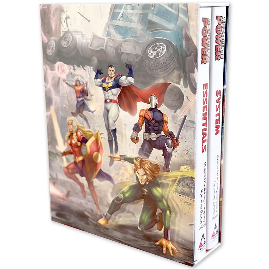 Absolute Power: Superhero Role Playing Game Slipcase Edition (2-Volume Set)