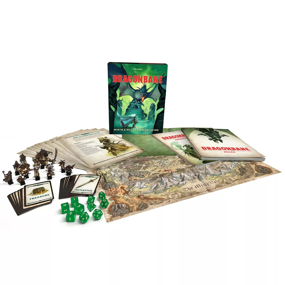 Dragonbane Mirth & Mayhem Roleplaying Core Set Boxed Set