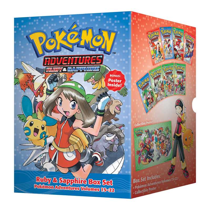 Pokémon Adventures Ruby & Sapphire Box Set by Hidenori Kusaka: Boxed Set/Slip Cased/Casebound; 1576 pages / English